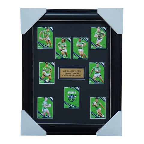 2024 NRL Traders Cards Canberra Raiders Team Set Framed - 5801