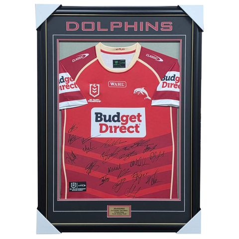 2026 Dolphins Team Signed Jersey Framed - 7591
