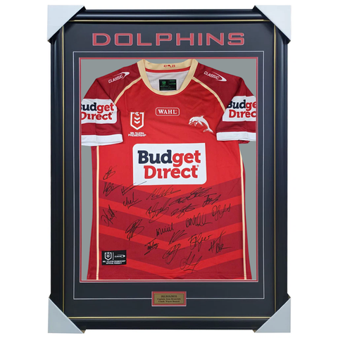 2026 Dolphins Team Signed Jersey Framed - 7591