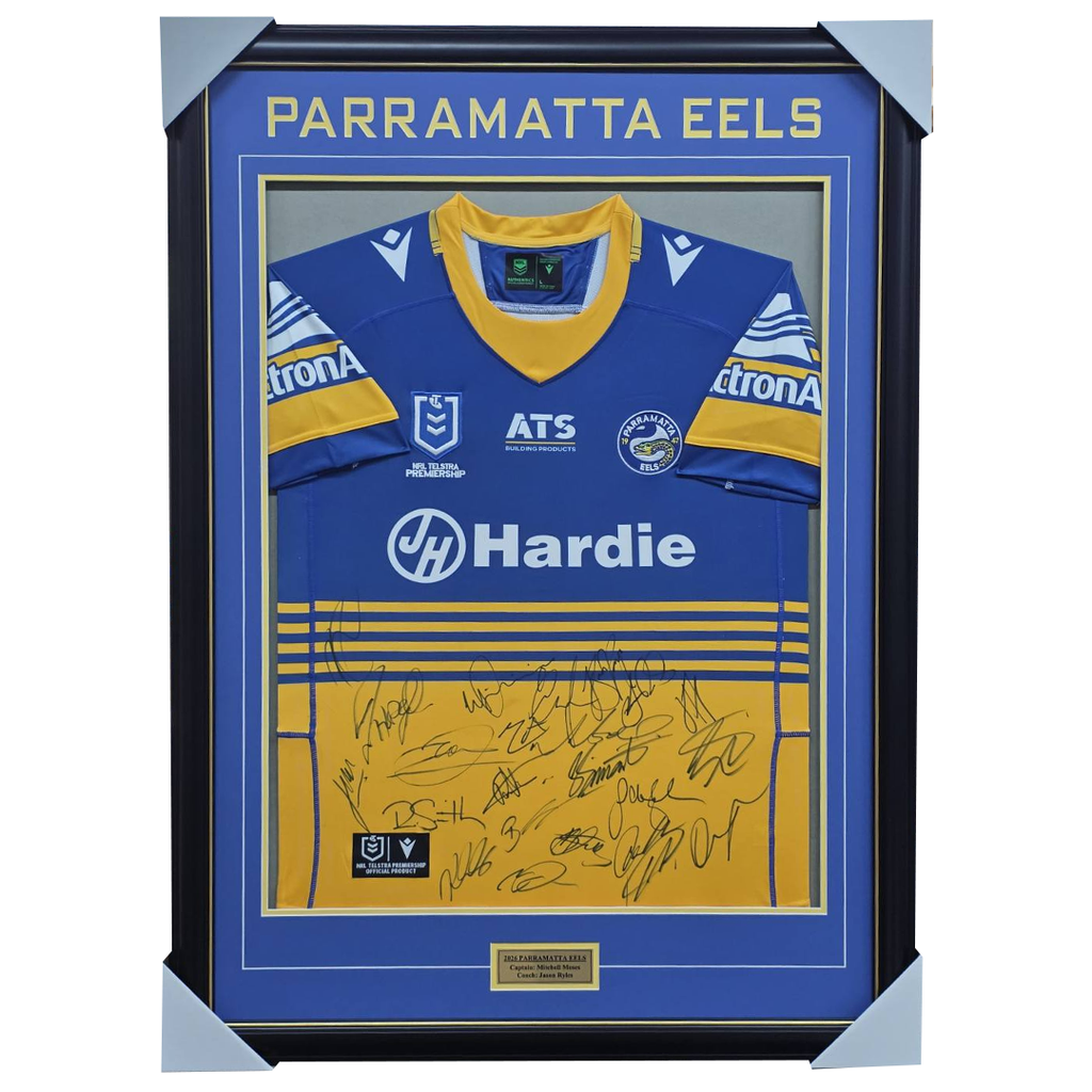 2026 Parramatta Eels Team Signed Jersey Framed - 7456