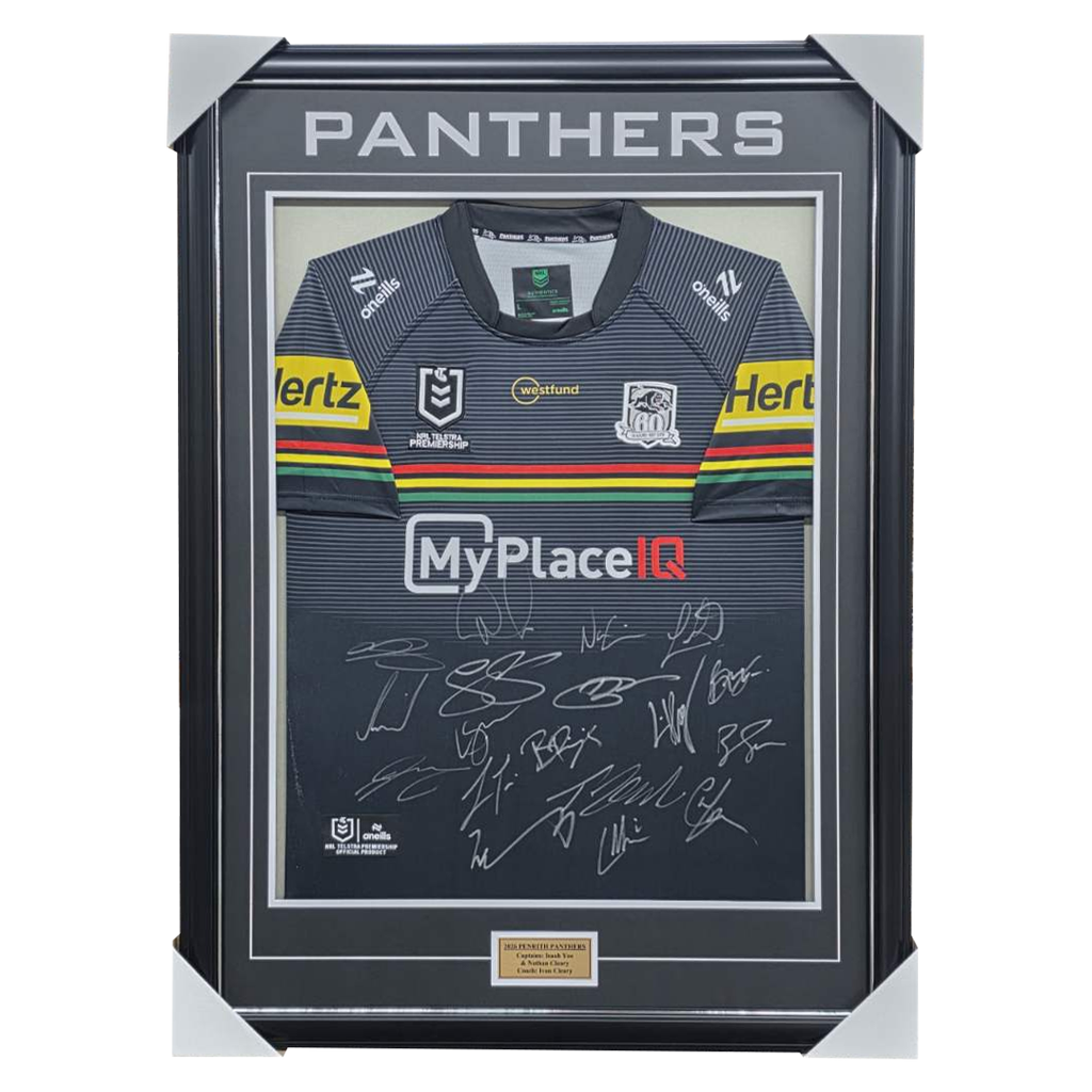 2026 Penrith Panthers Team Signed Jersey Framed - 7547