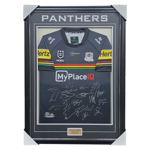 2026 Penrith Panthers Team Signed Jersey Framed - 7547