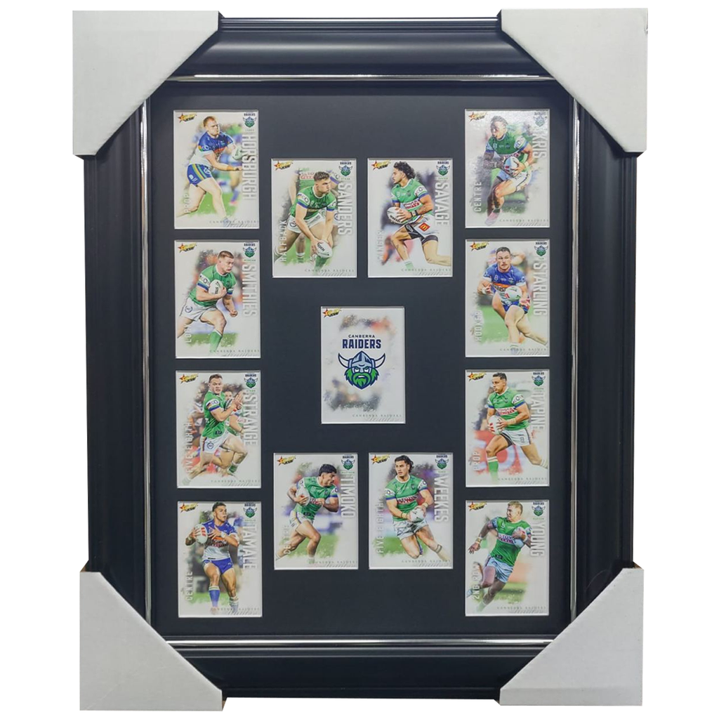2026 Select NRL League Heroes Canberra Raiders Team Set Framed - 7386