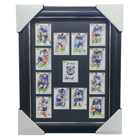 2026 Select NRL League Heroes Canterbury Bulldogs Team Set Framed - 7384