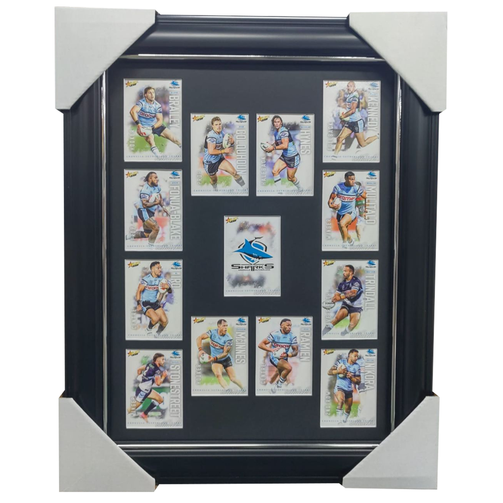 2026 Select NRL League Heroes Cronulla Sharks Team Set Framed - 7385