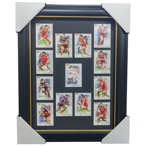 2026 Select NRL League Heroes Dolphins Team Set Framed - 7380