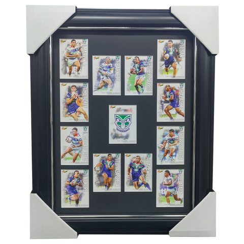2026 Select NRL League Heroes New Zealand Warriors Team Set Framed - 7389