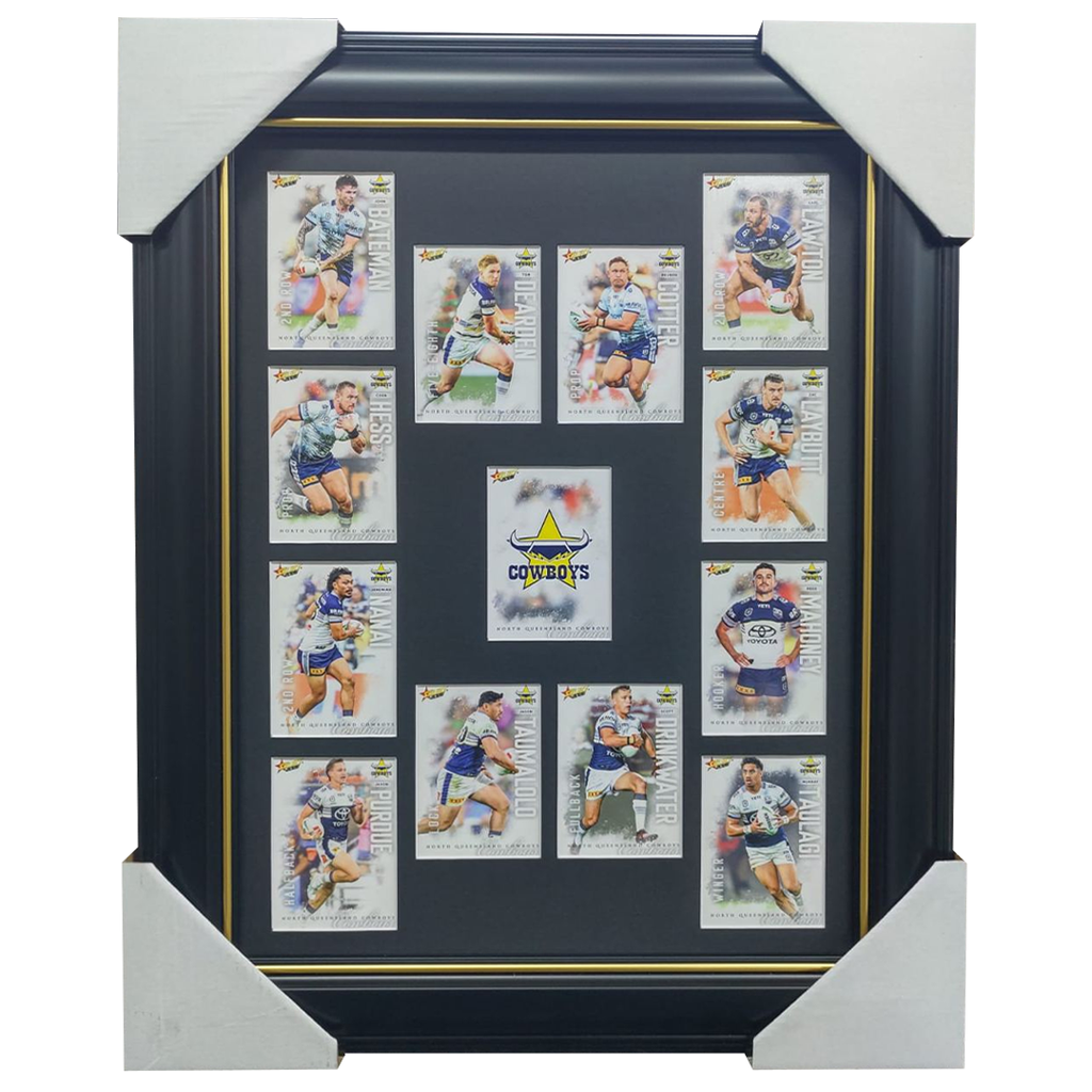 2026 Select NRL League Heroes North Queensland Cowboys Team Set Framed - 7383