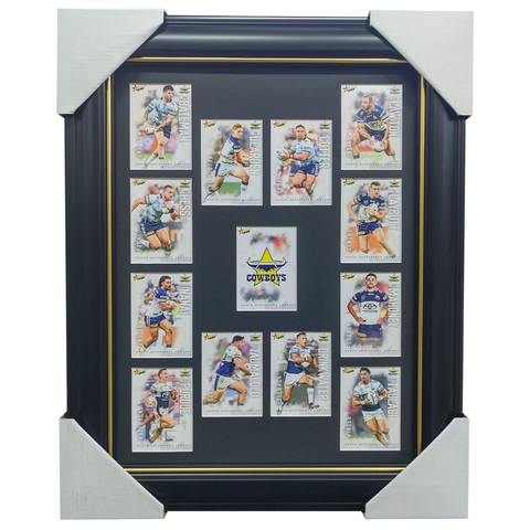 2026 Select NRL League Heroes North Queensland Cowboys Team Set Framed - 7383
