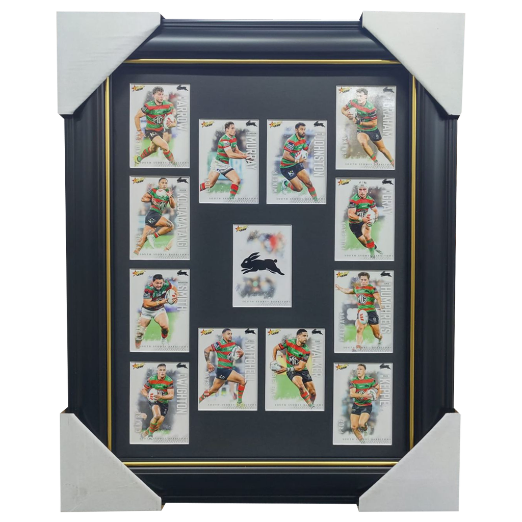 2026 Select NRL League Heroes South Sydney Rabbitohs Team Set Framed - 7382