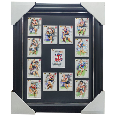 2026 Select NRL League Heroes Sydney Roosters Team Set Framed - 7375