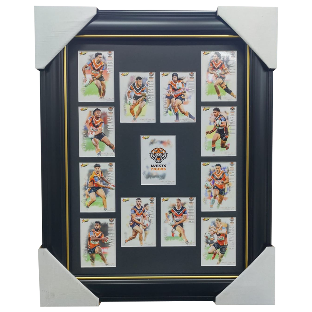 2026 Select NRL League Heroes West Tigers Team Set Framed - 7376