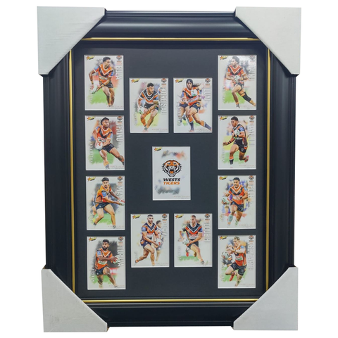 2026 Select NRL League Heroes West Tigers Team Set Framed - 7376