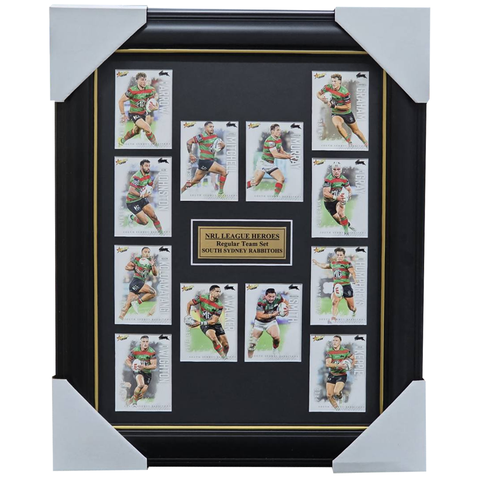 2026 Select NRL League Heroes South Sydney Rabbitohs Team Set Framed - 7382