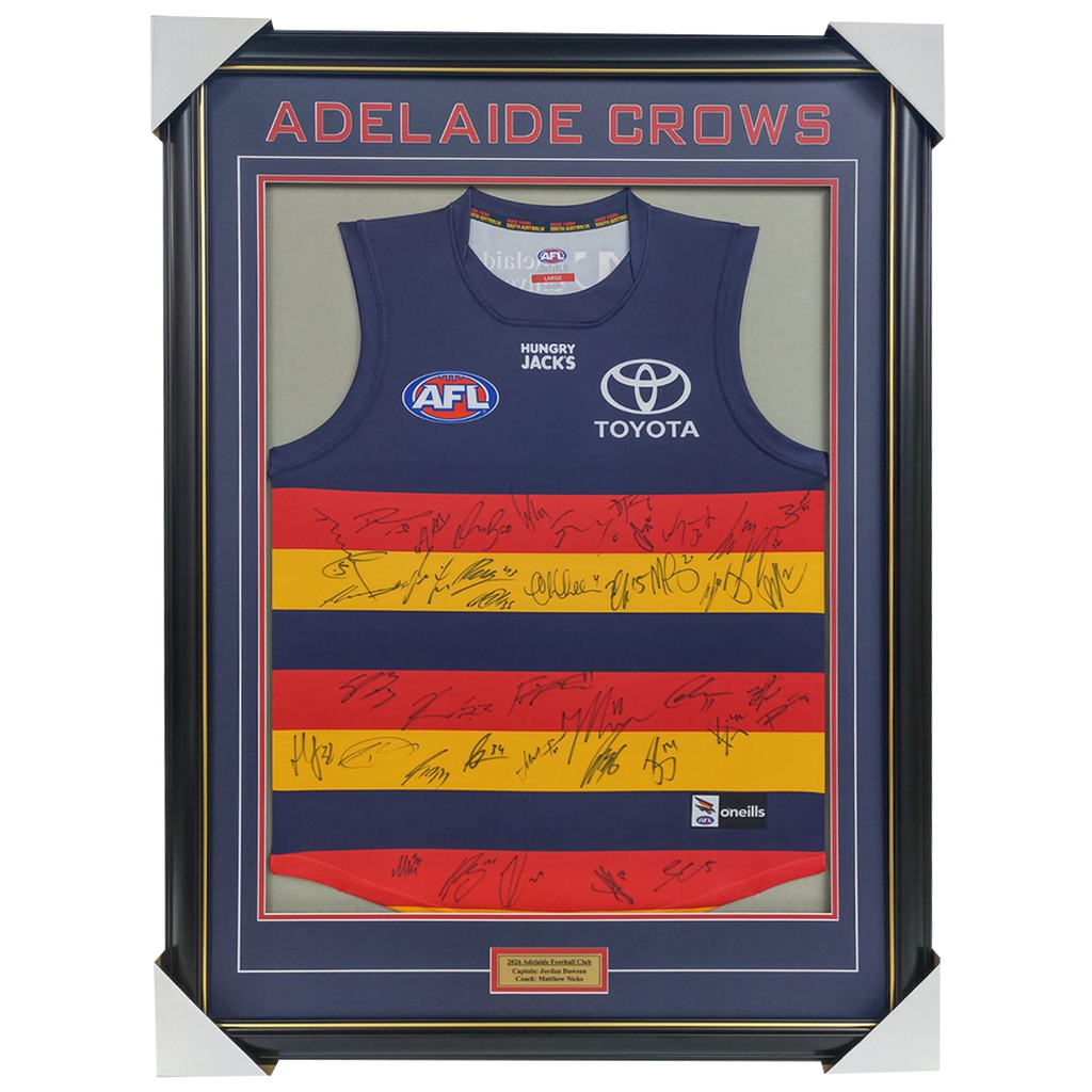 Adelaide Crows 2026 Squad Official AFL Signed Guernsey - 7421