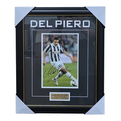 A. Del Piero ユヴェントス 記念フォトフレーム Alessandro Del Piero Juventus Signed Photo Framed - 1171 – HT