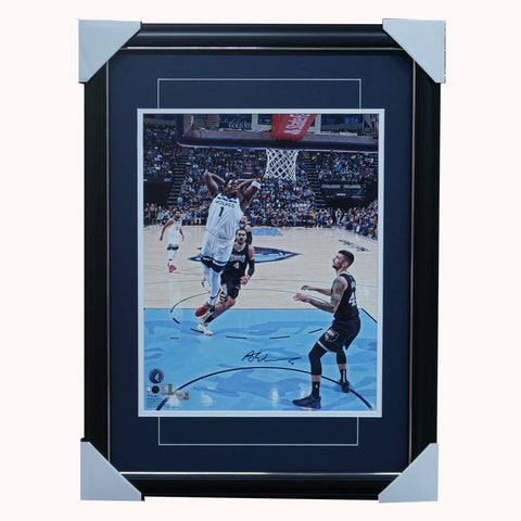 Anthony Edwards Signed Minesota Timberwolves Official NBA Fanatics Signed Photo Framed - 5669