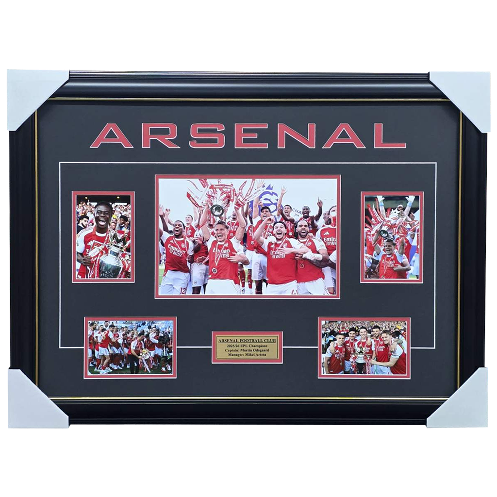 Arsenal 2025/26 EPL Champions Photo Collage Framed - 7532