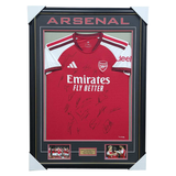 Arsenal Signed 2026/27 Signed Team Jersey Framed Odegard Saka - 7692