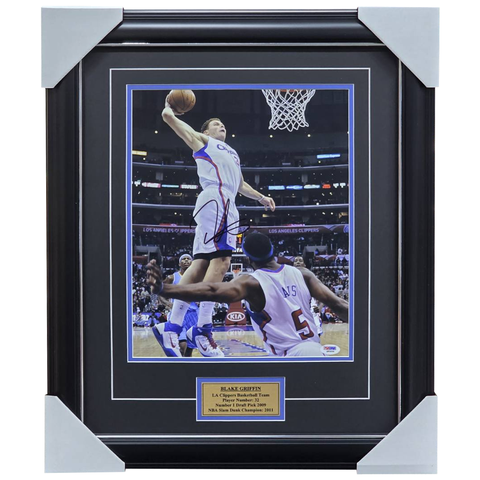 Blake Griffin Signed LA Clippers PSA DNA Authenticated Signed Photo Framed - 7439
