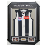 Bobby Hill Collingwood 2023 Premiers Signed Official Jumper Framed - 6083