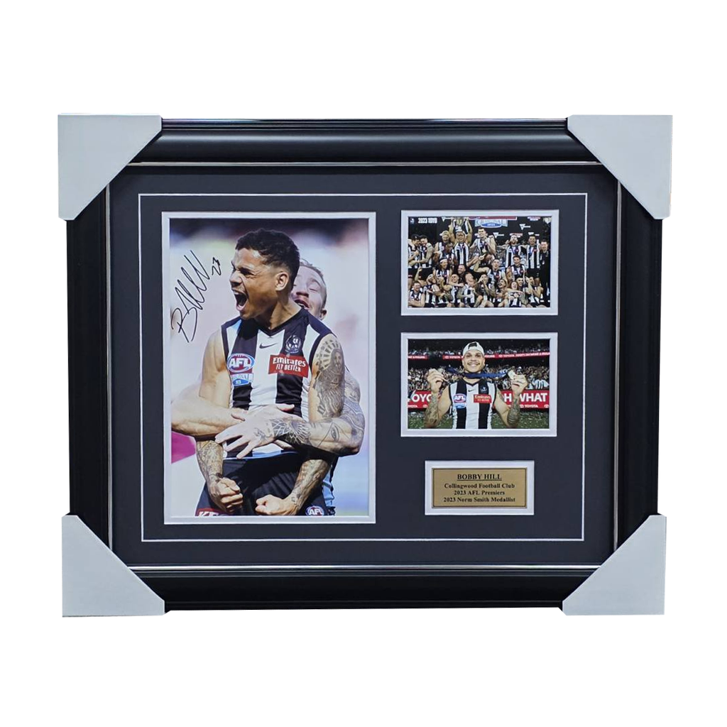 Bobby Hill Signed 2023 Norm Smith Medal Photo Frame - 7677