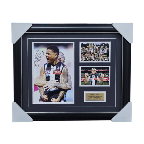 Bobby Hill Signed 2023 Norm Smith Medal Photo Frame - 7677