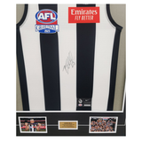 Bobby Hill Collingwood 2023 Premiers Signed Official Jumper Framed - 6083