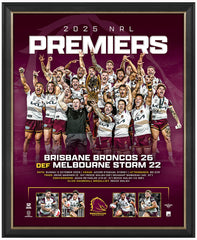NRL Premiers Official Sportsprint Framed