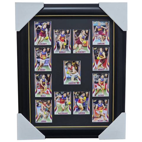 Brisbane Lions 2026 Select Card Team Set Framed - 7469