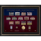 Brisbane Lions Football Club AFL 2025 Premiers Decorations of Distinction With 4 Medals Framed - 7333