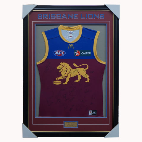 Brisbane Lions 2023 AFL Official Team Signed Guernsey - 5441