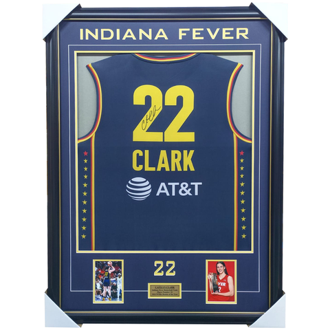 Caitlyn Clark Signed Indiana Fever Signed Jersey Framed - 7126