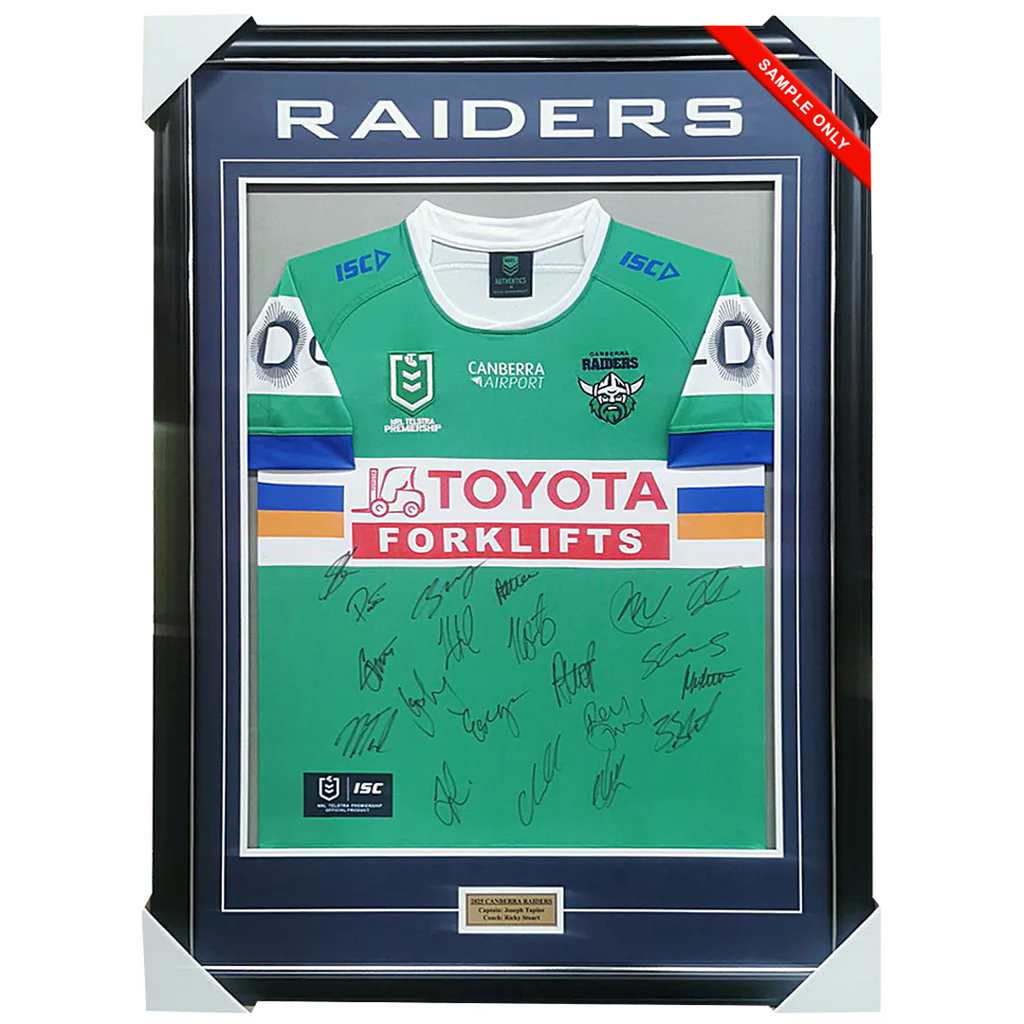 Canberra Raiders 2026 NRL Squad Team Signed Official Jersey - 7430