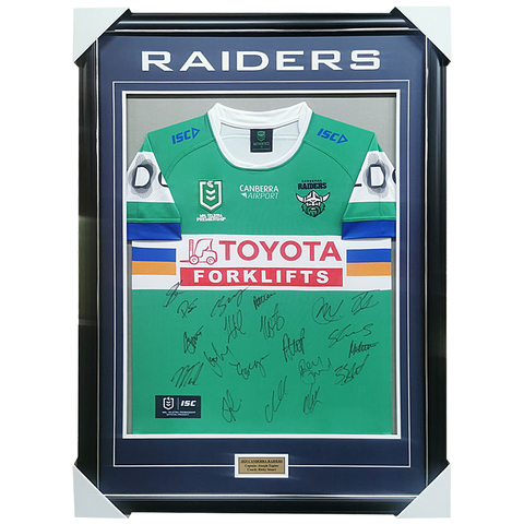Canberra Raiders Football Club 2025 NRL Team Signed Guernsey - 7106