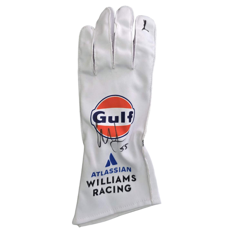Carlos Sainz Signed Williams Racing Team Glove - 7507