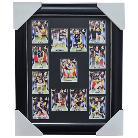 Carlton 2026 Select Card Team Set Framed - 7478