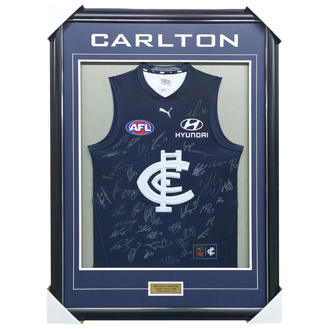 Carlton 2026 Squad Signed Official AFL Guernsey - 7420
