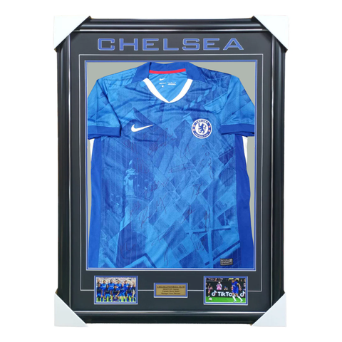 Chelsea Signed 2025/26 Team Signed Jersey Framed - 7233