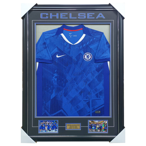 Chelsea Signed 2025/26 Team Signed Jersey Framed - 7233