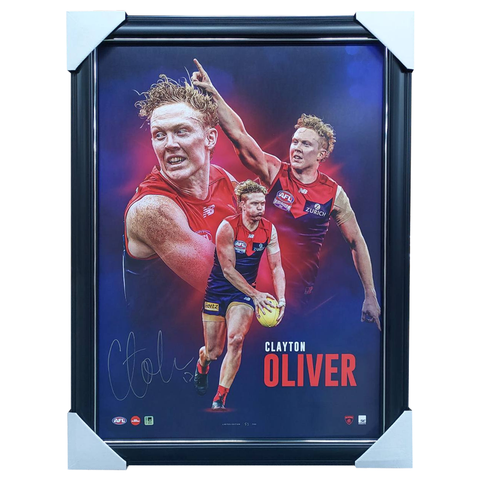 Clayton Oliver Signed Lithograph Framed - 7311
