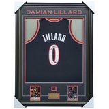 Damian Lillard signed Jersey Framed Portland Trail Blazers Beckett Authenticated - 5018