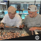 Collingwood 2023 Signed Premiers Official AFL Dual Signed Lithograph Framed Jordan De Goey Nick Daicos - 5620