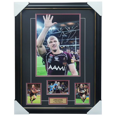 Darren Lockyer signed Queensland State of Origin Frame - 7223