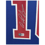 Dennis Rodman Signed Jersey Detroit Pistons NBA Champion Frame Beckett Authenticated - 7442
