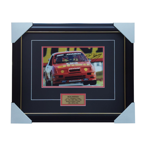 Dick Johnson Ford Signed Photo Framed - 5388