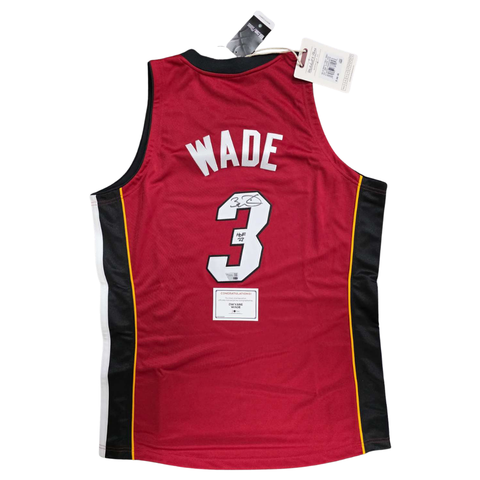 Dwyane Wade Signed Miami Heat Hall of Fame 2023 Inscription Fanatics Authenticated Jersey - 7401