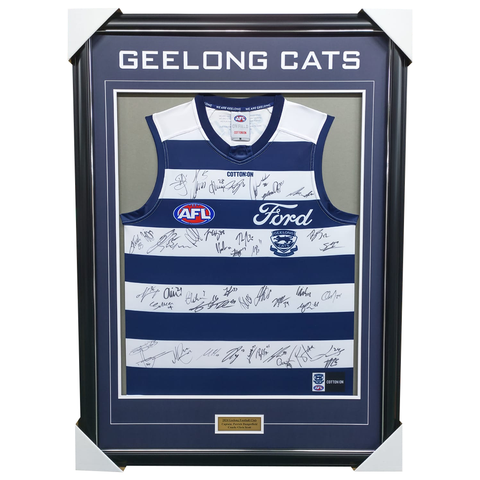 Geelong Cats Football Club 2024 AFL Official Team Signed Guernsey - 5824