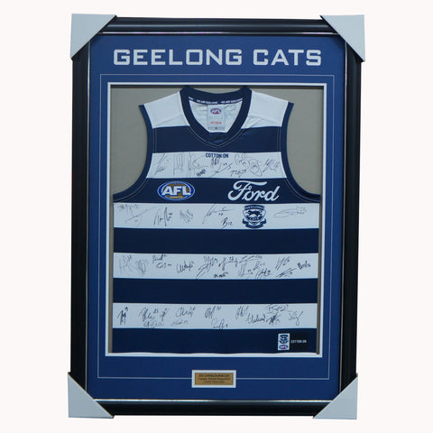 Geelong Cats Football Club 2023 AFL Official Team Signed Guernsey - 5446