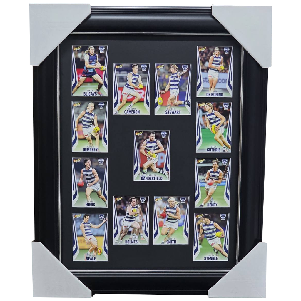 Geelong Cats 2026 Select Card Team Set Framed - 7475